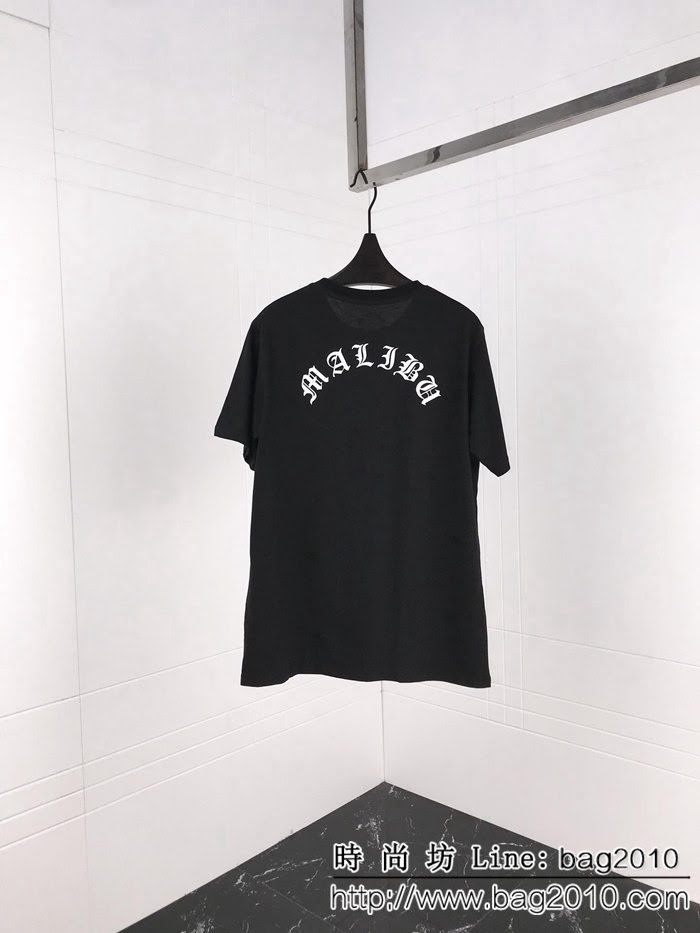 Chrome hearts 克羅心19ss 經典梵文字母印花T恤 定制原版純棉面料 高版本情侶款 ydi2229